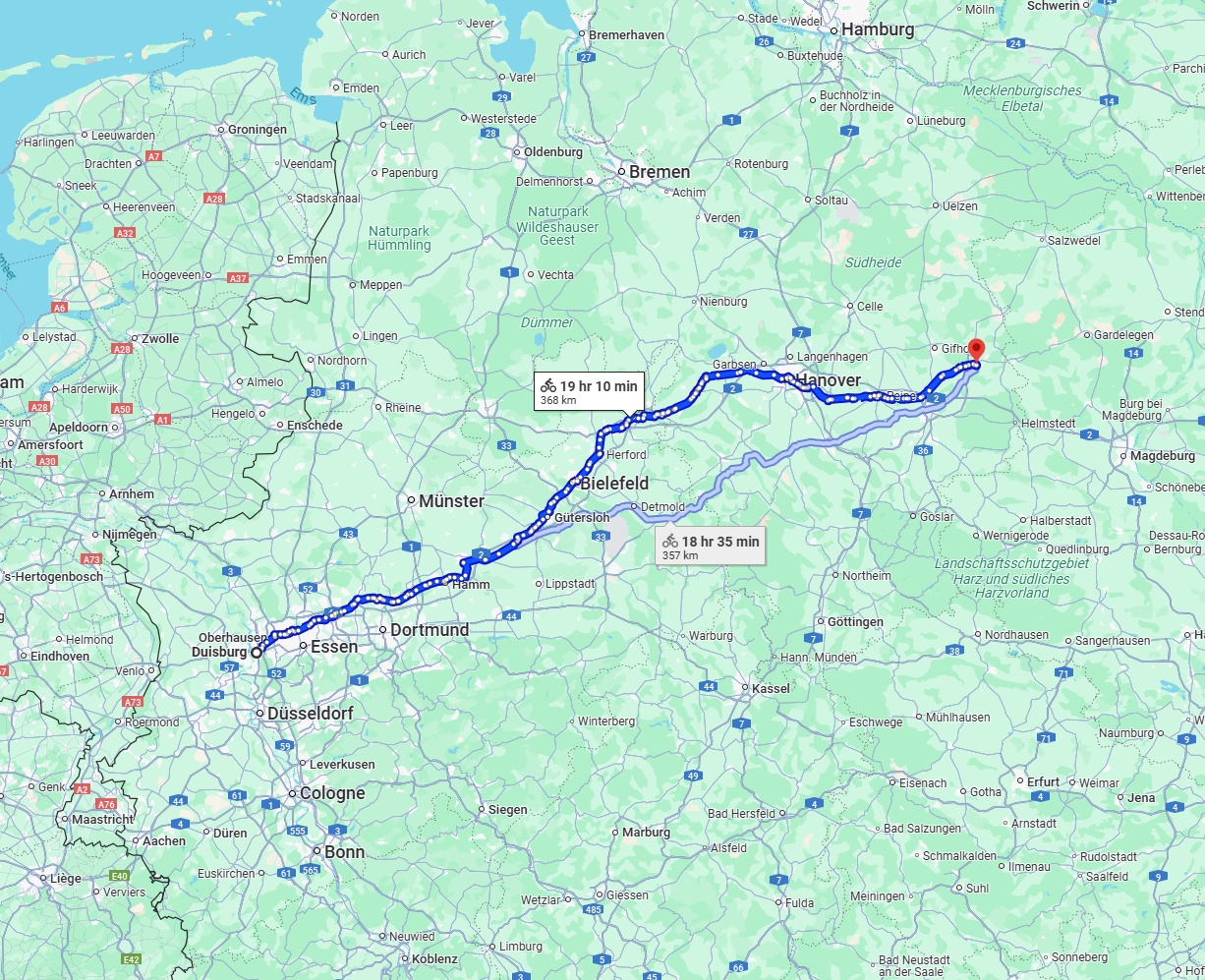 Anreise von Duisburg Zu Wolfsburg Über 
