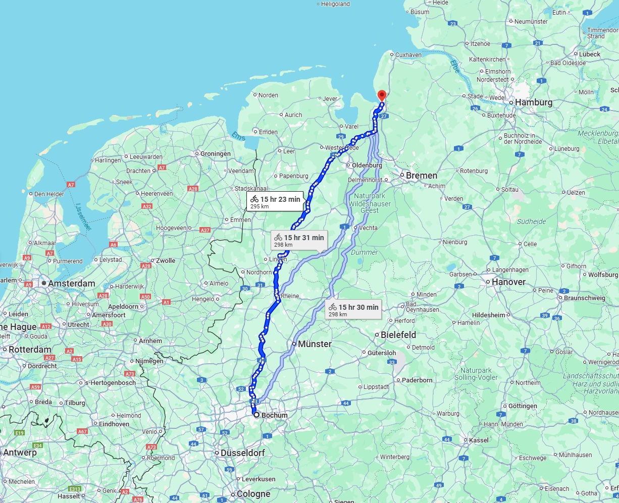 Anreise von Bochum Zu Bremerhaven Über 