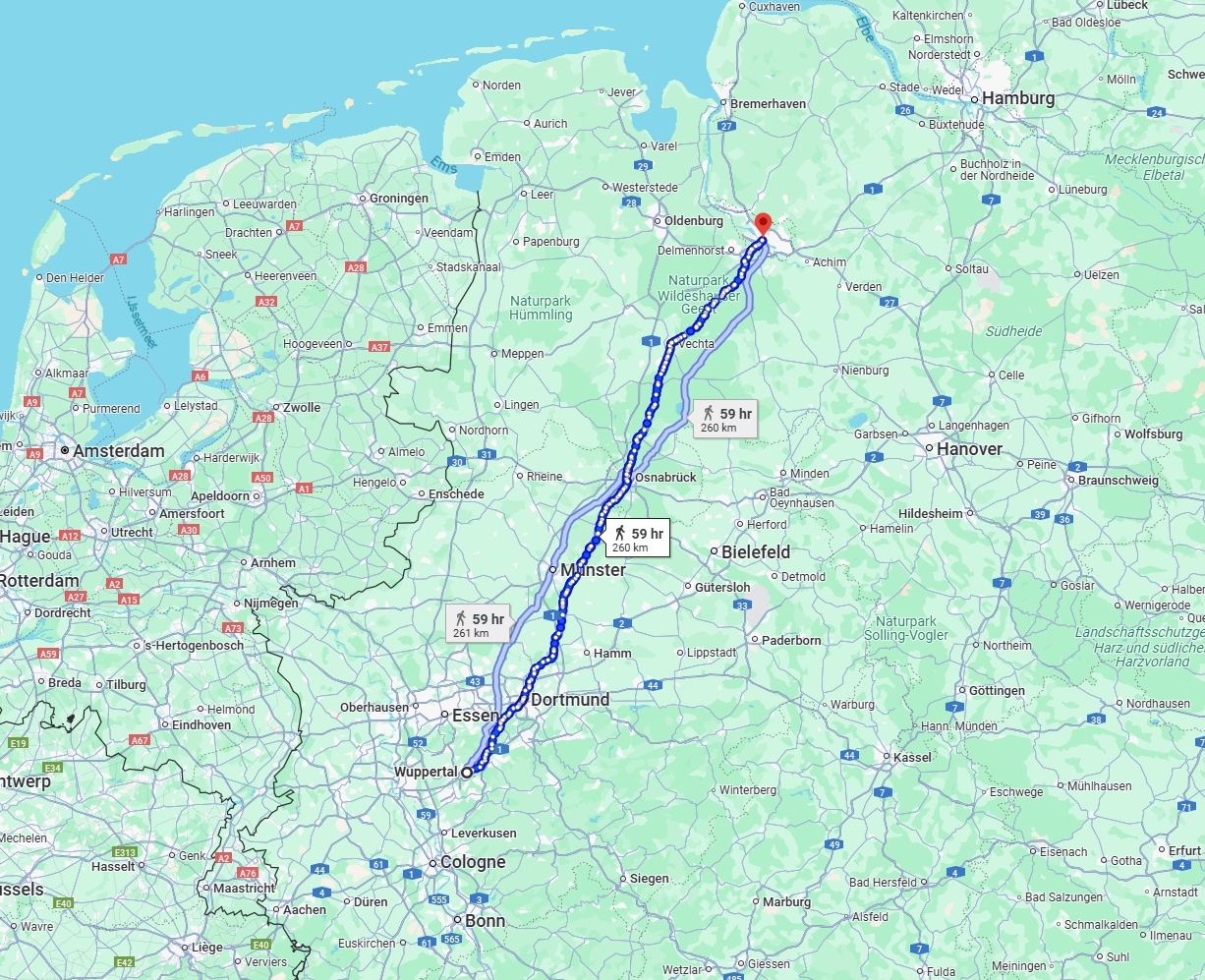 Anreise von Wuppertal Zu Bremen Über 