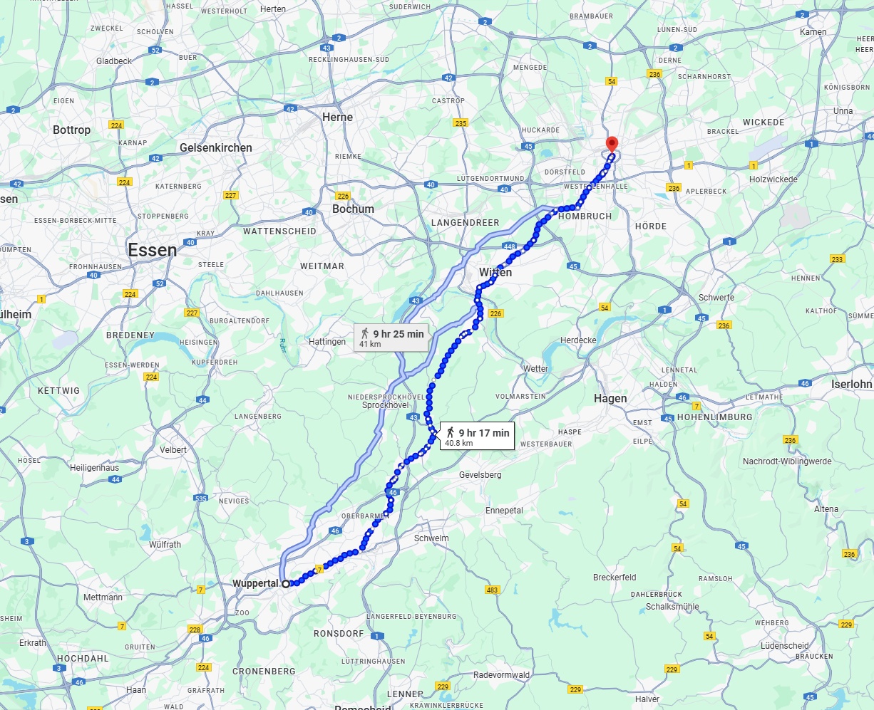 Anreise von Wuppertal Zu Dortmund Über 