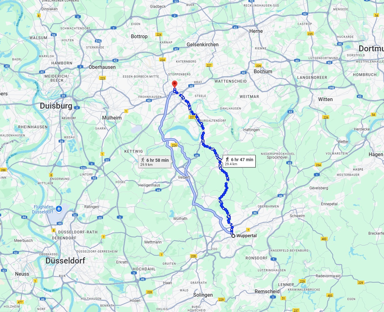 Anreise von Wuppertal Zu Essen Über 