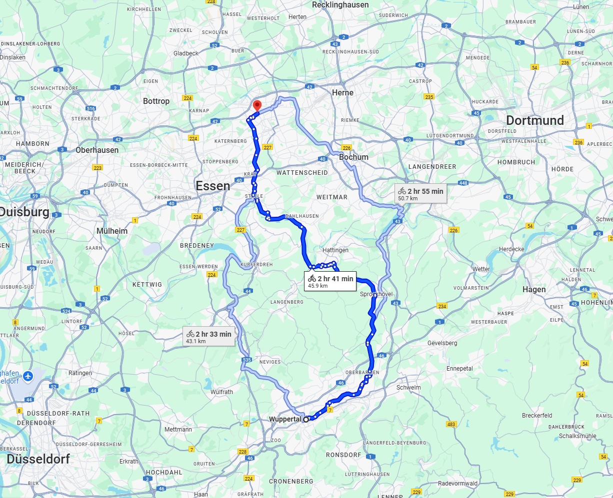 Anreise von Wuppertal Zu Gelsenkirchen Über 