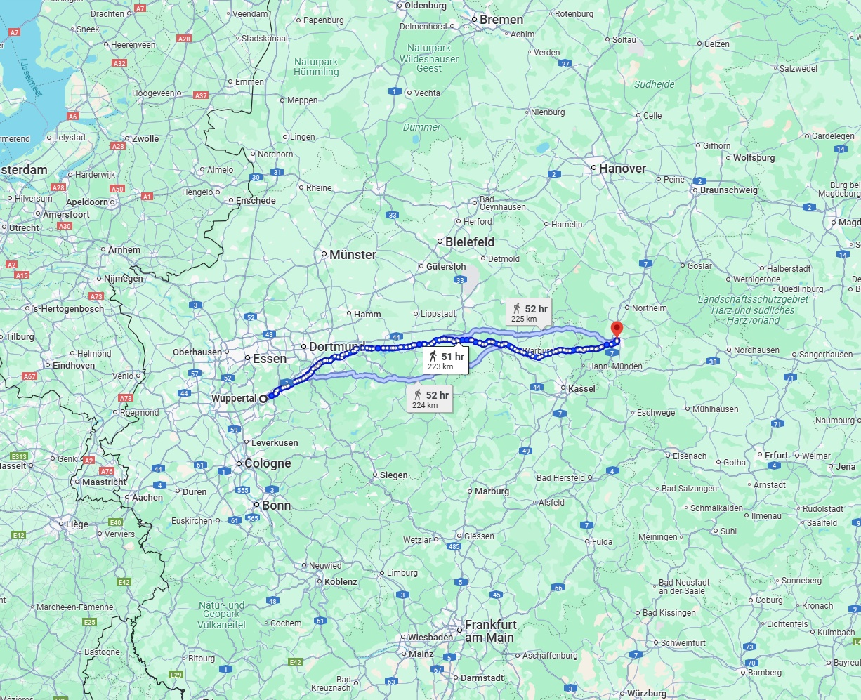 Anreise von Wuppertal Zu Göttingen Über 