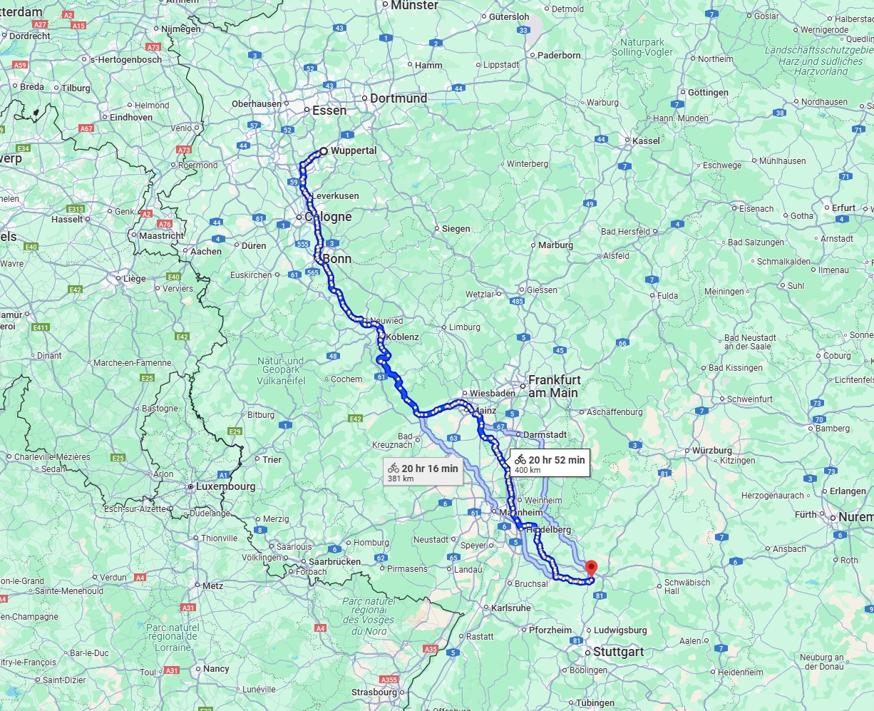 Anreise von Wuppertal Zu Heilbronn Über 
