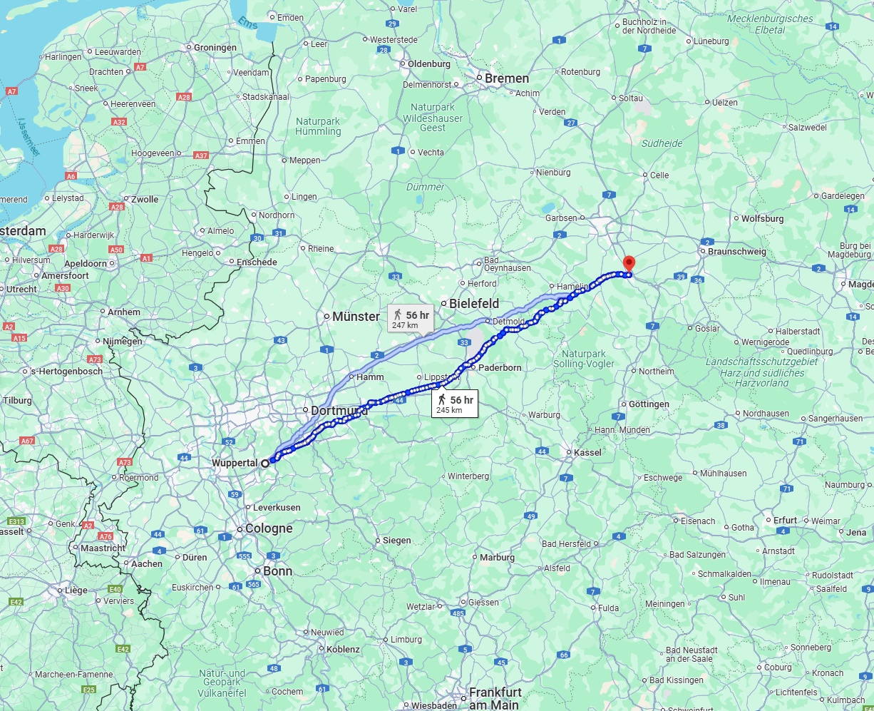 Anreise von Wuppertal Zu Hildesheim Über 