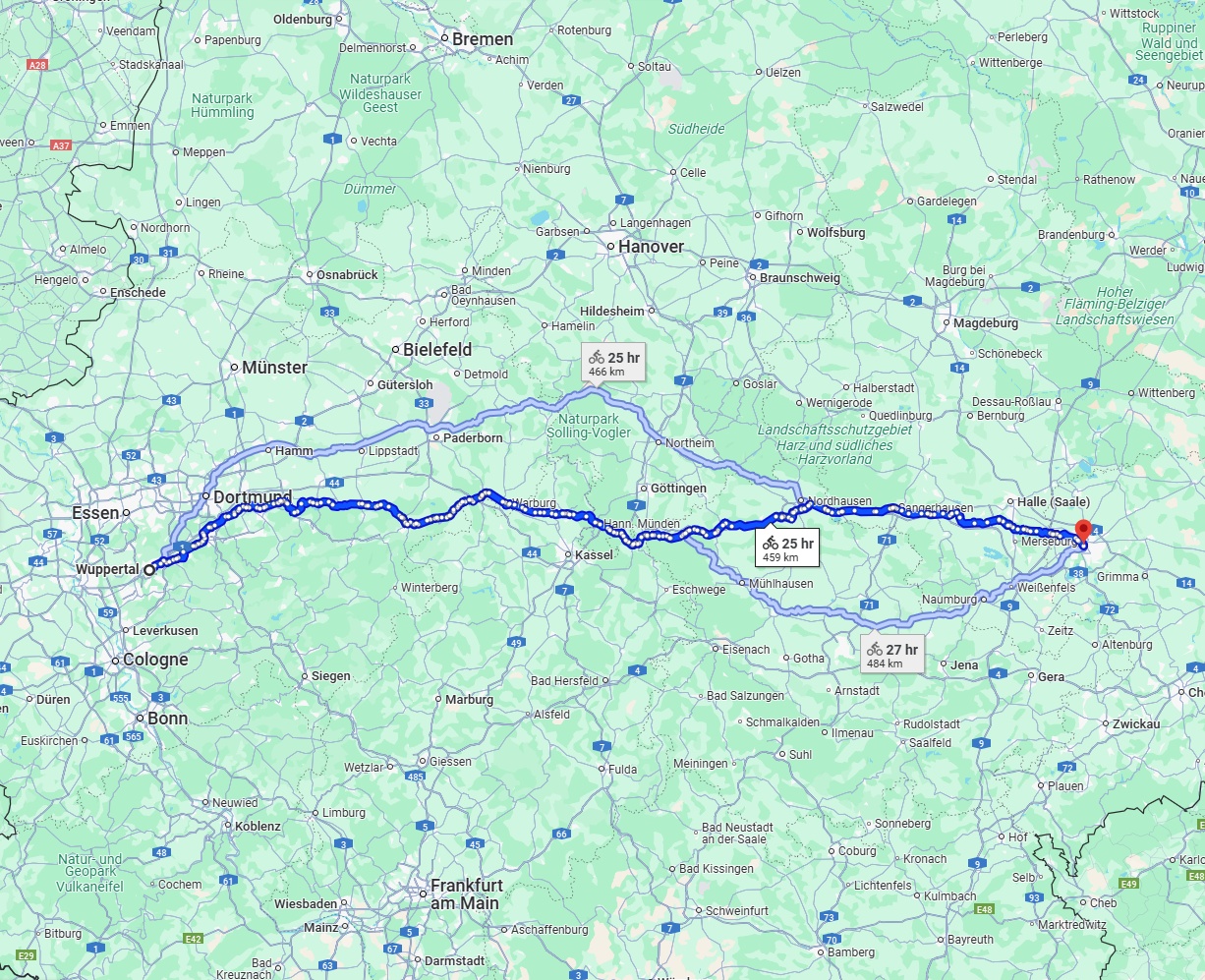 Anreise von Wuppertal Zu Leipzig Über 