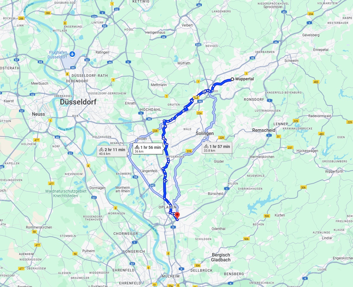 Anreise von Wuppertal Zu Leverkusen Über 
