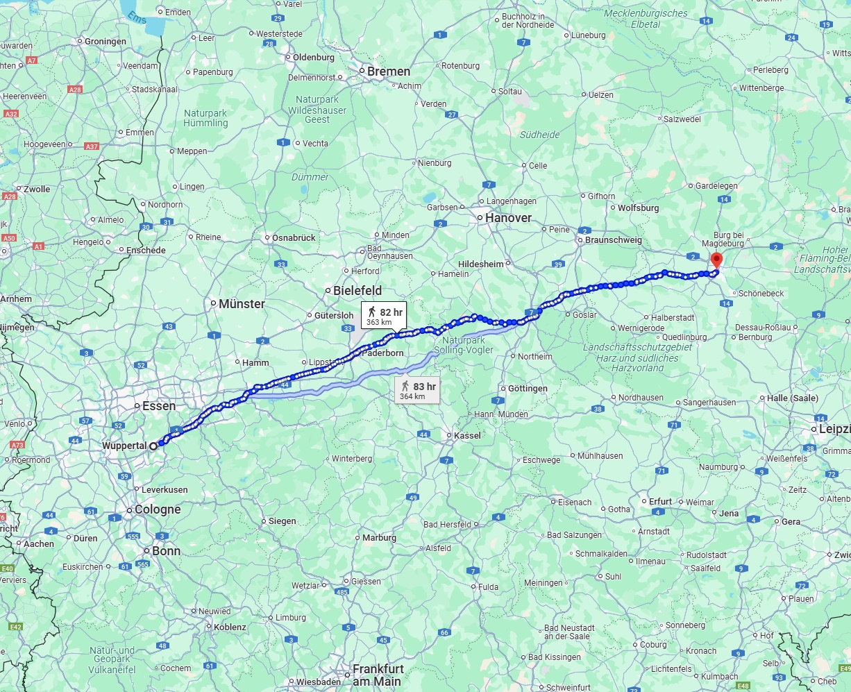 Anreise von Wuppertal Zu Magdeburg Über 