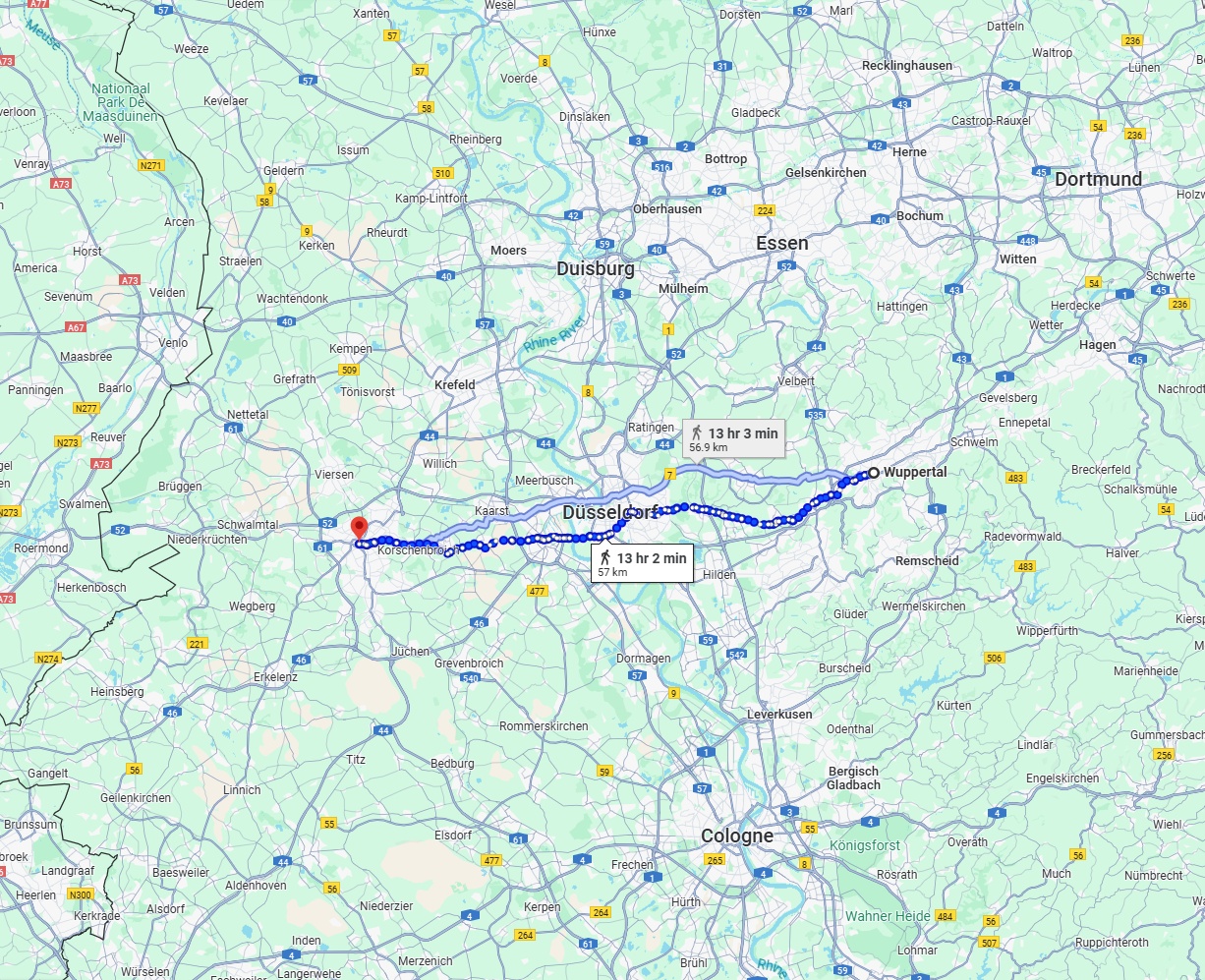 Anreise von Wuppertal Zu Mönchengladbach Über 