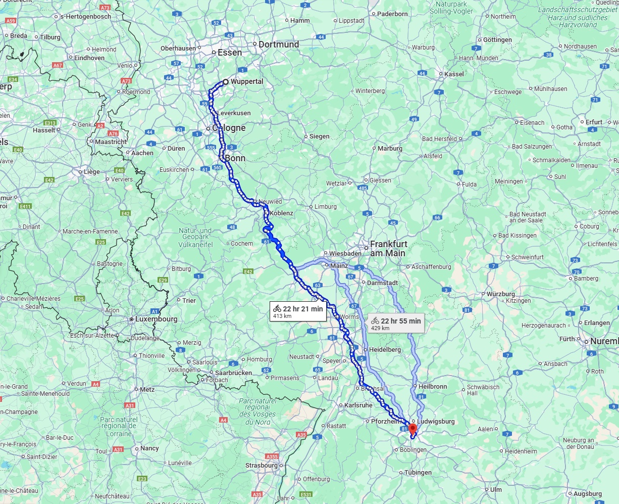 Anreise von Wuppertal Zu Stuttgart Über 