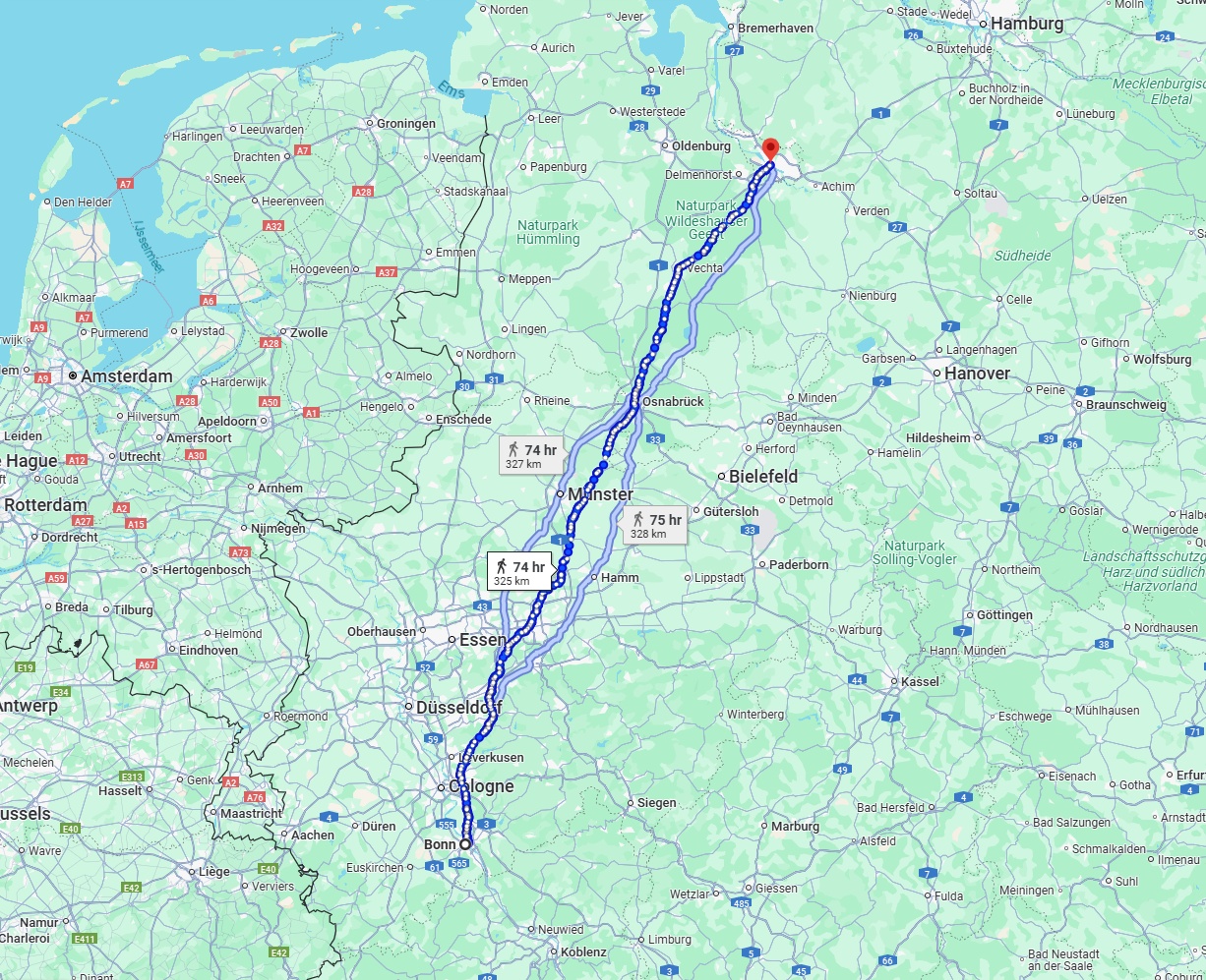 Anreise von Bonn Zu Bremen Über 