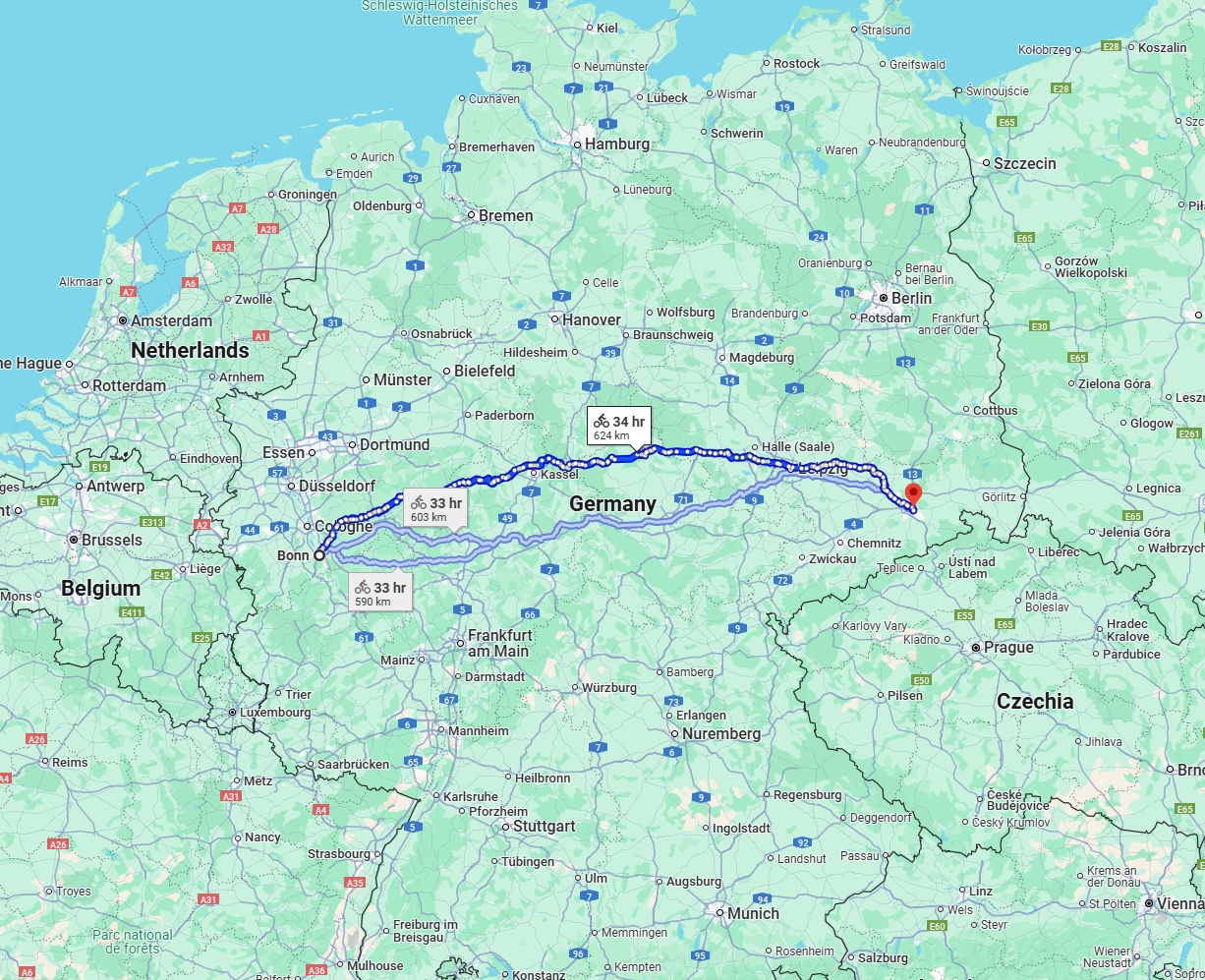 Anreise von Bonn Zu Dresden Über 
