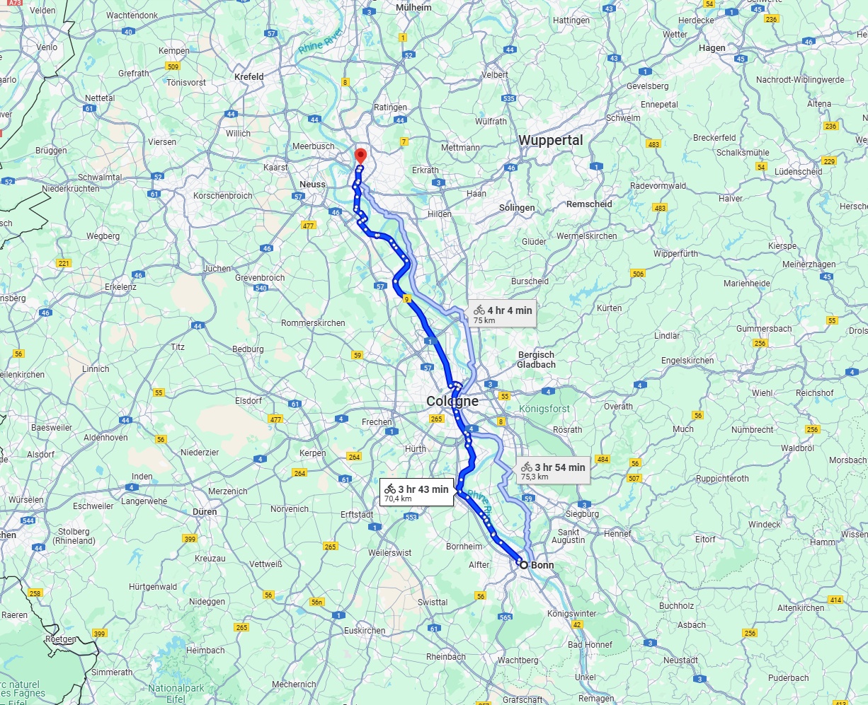 Anreise von Bonn Zu Düsseldorf Über 