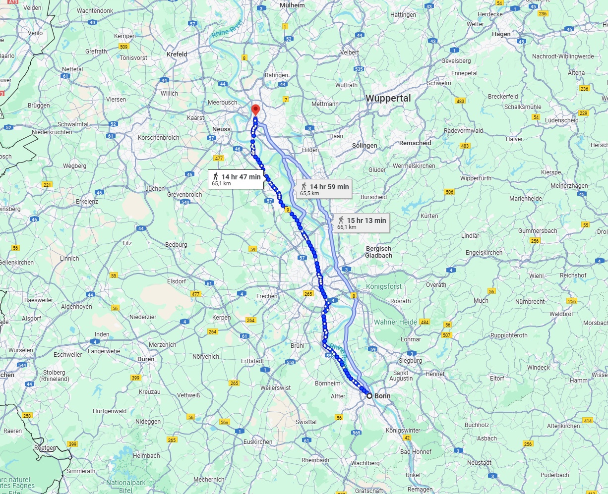 Anreise von Bonn Zu Düsseldorf Über 