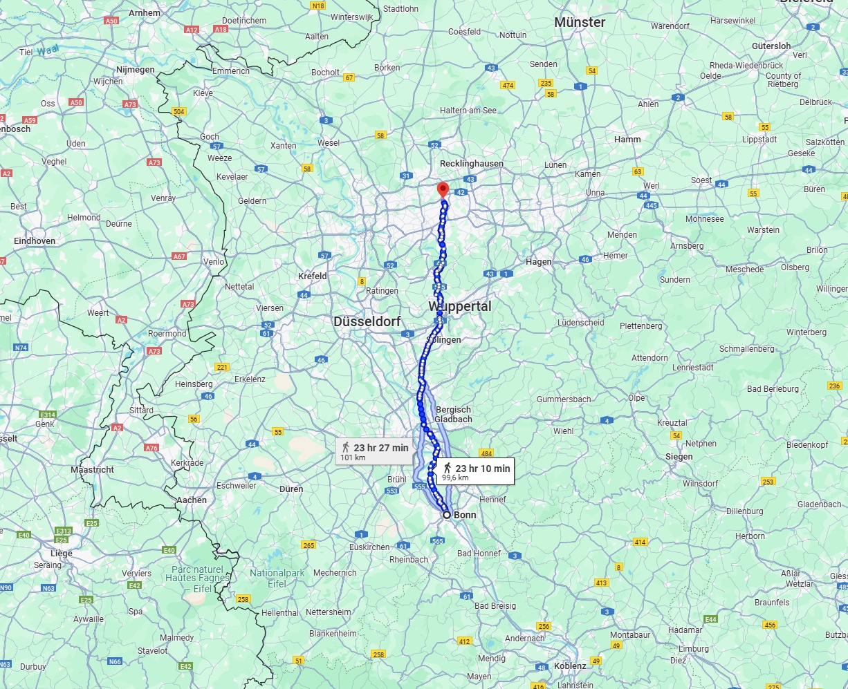 Anreise von Bonn Zu Gelsenkirchen Über 