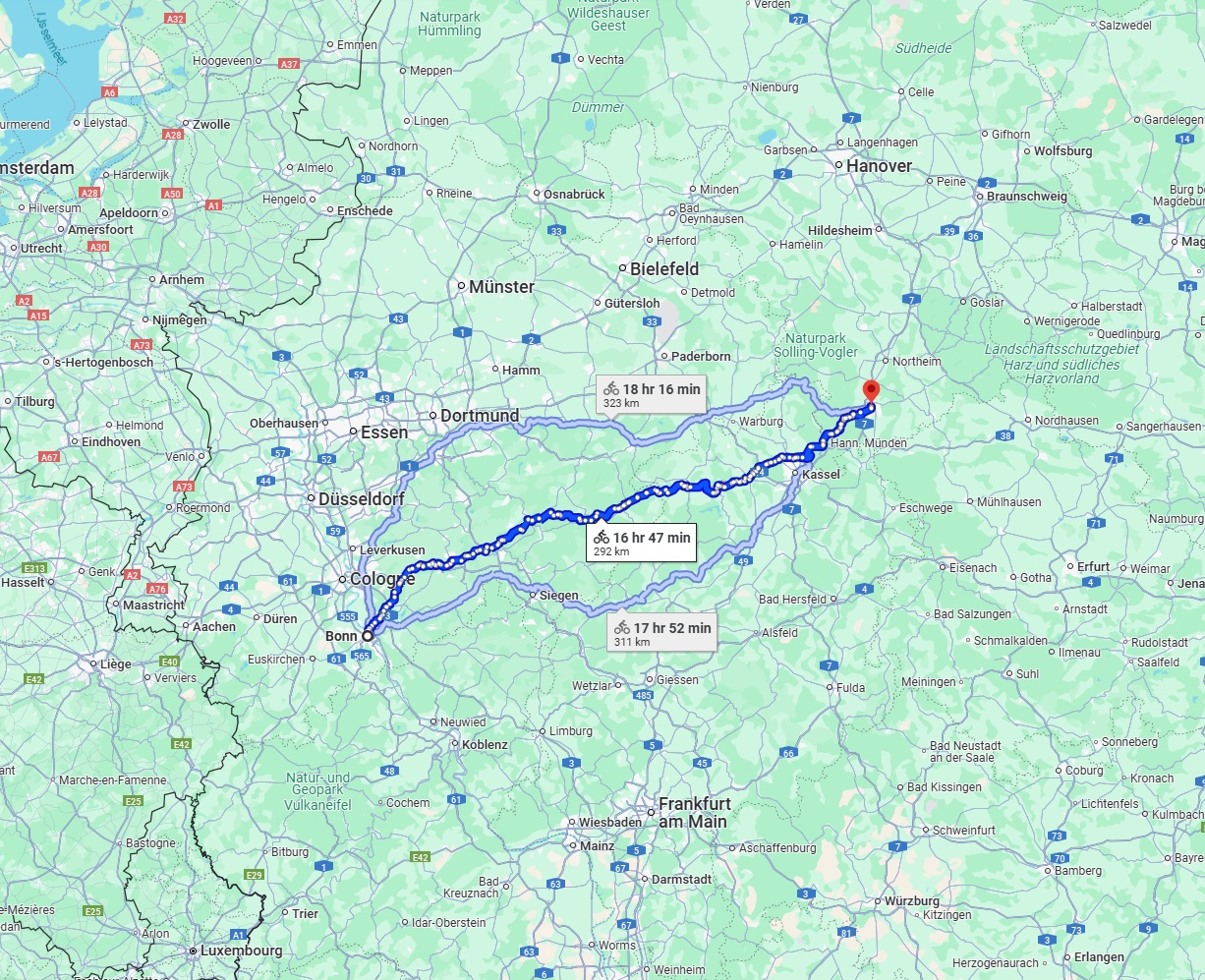 Anreise von Bonn Zu Göttingen Über 