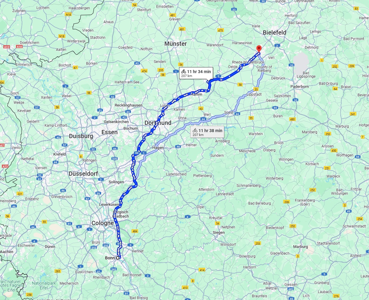 Anreise von Bonn Zu Gütersloh Über 