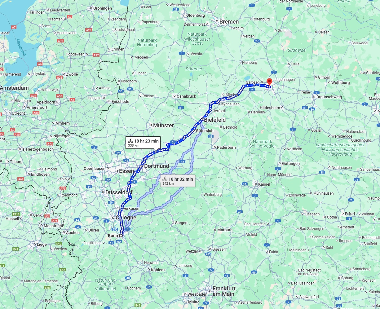 Anreise von Bonn Zu Hannover Über 