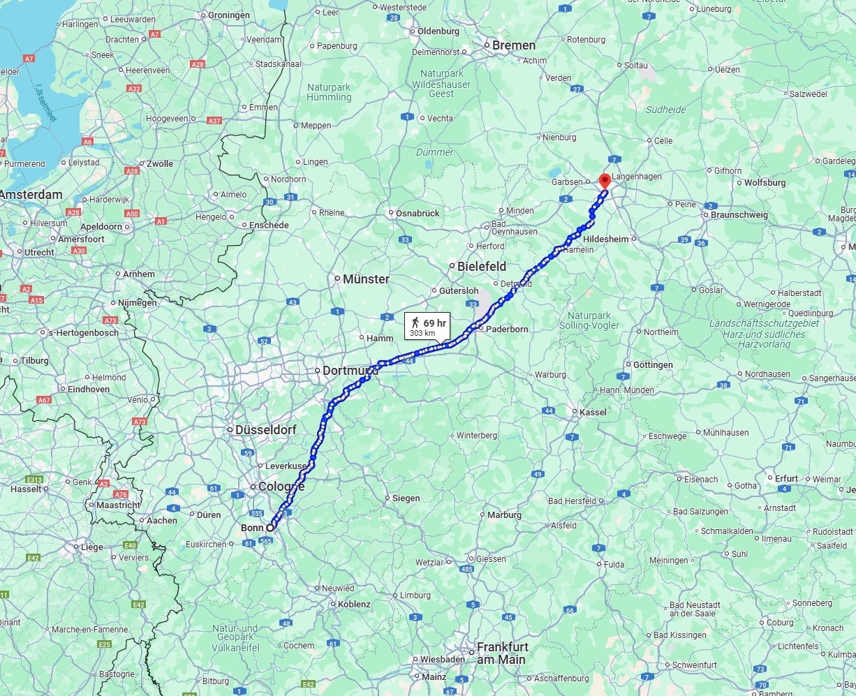 Anreise von Bonn Zu Hannover Über 