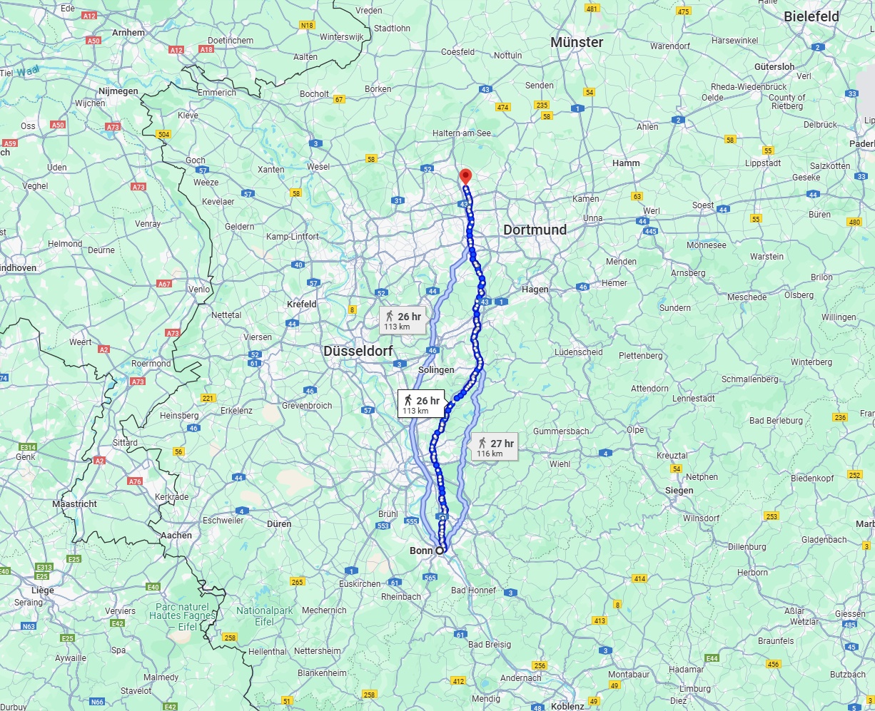 Anreise von Bonn Zu Recklinghausen Über 