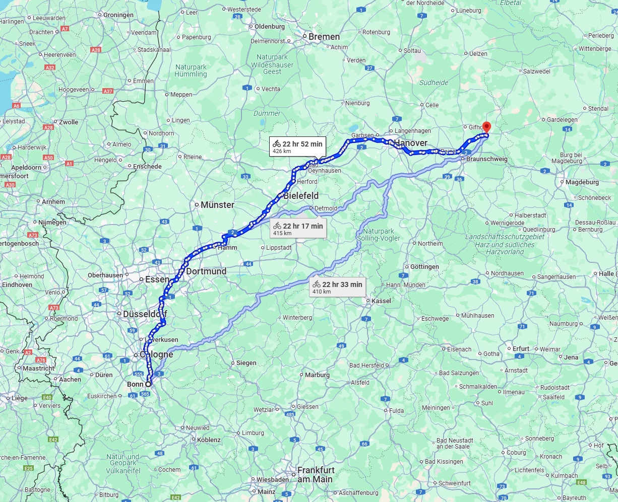 Anreise von Bonn Zu Wolfsburg Über 