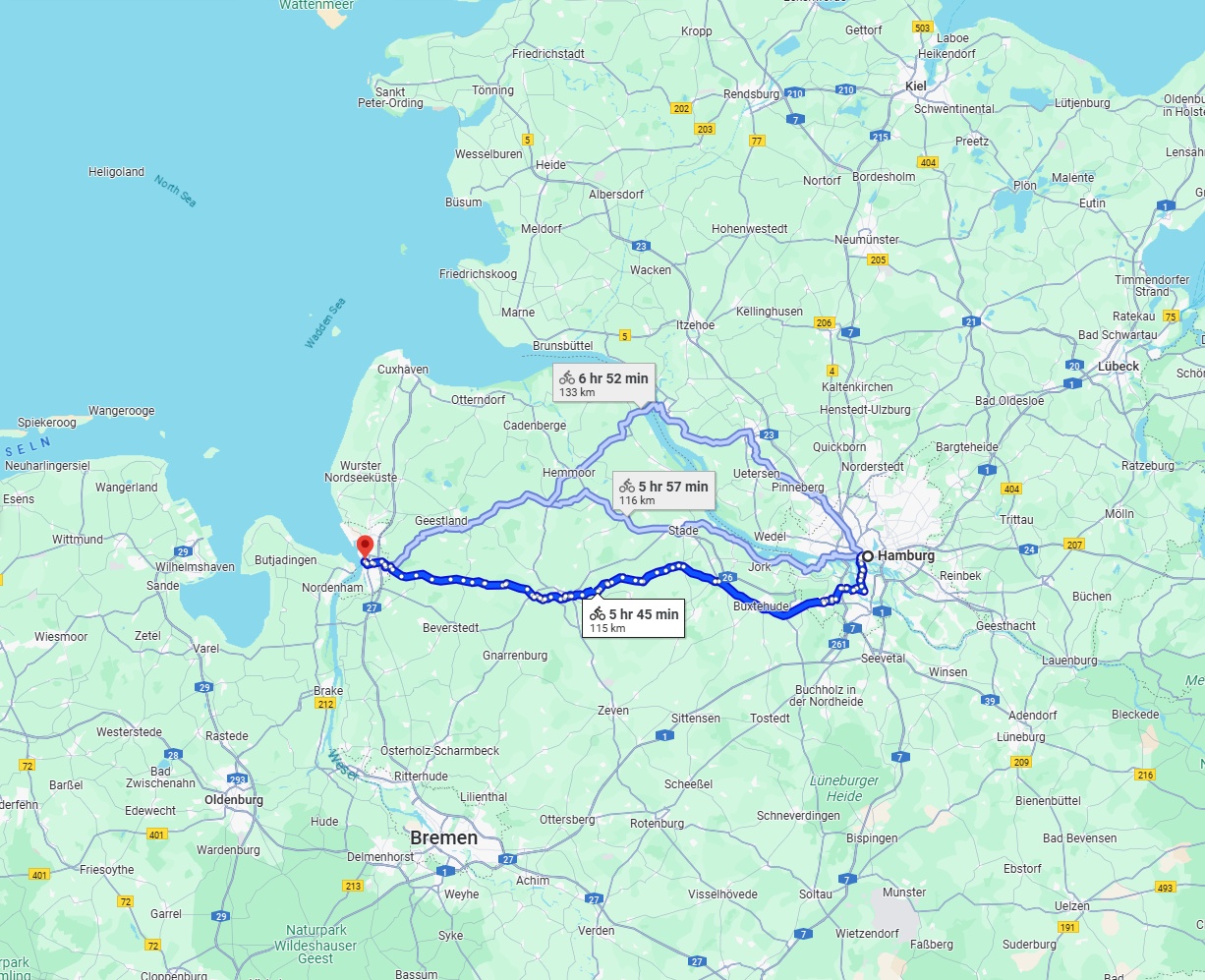 Anreise von Hamburg Zu Bremerhaven Über 