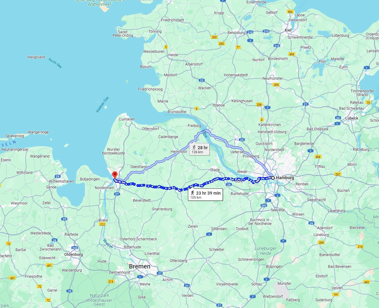 Anreise von Hamburg Zu Bremerhaven Über 