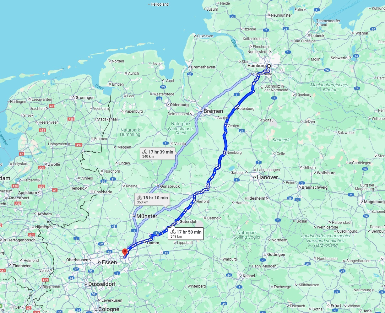 Anreise von Hamburg Zu Dortmund Über 