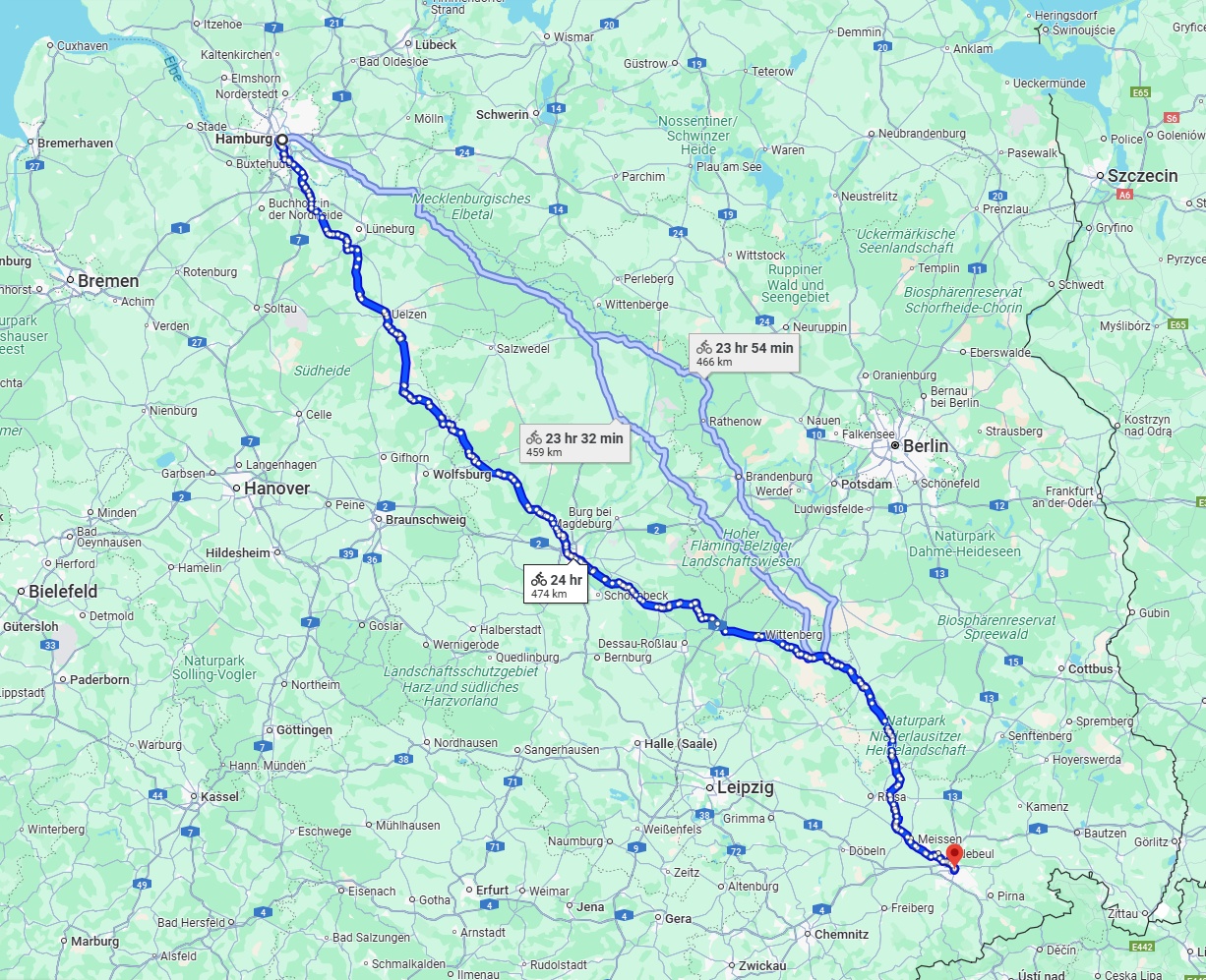 Anreise von Hamburg Zu Dresden Über 
