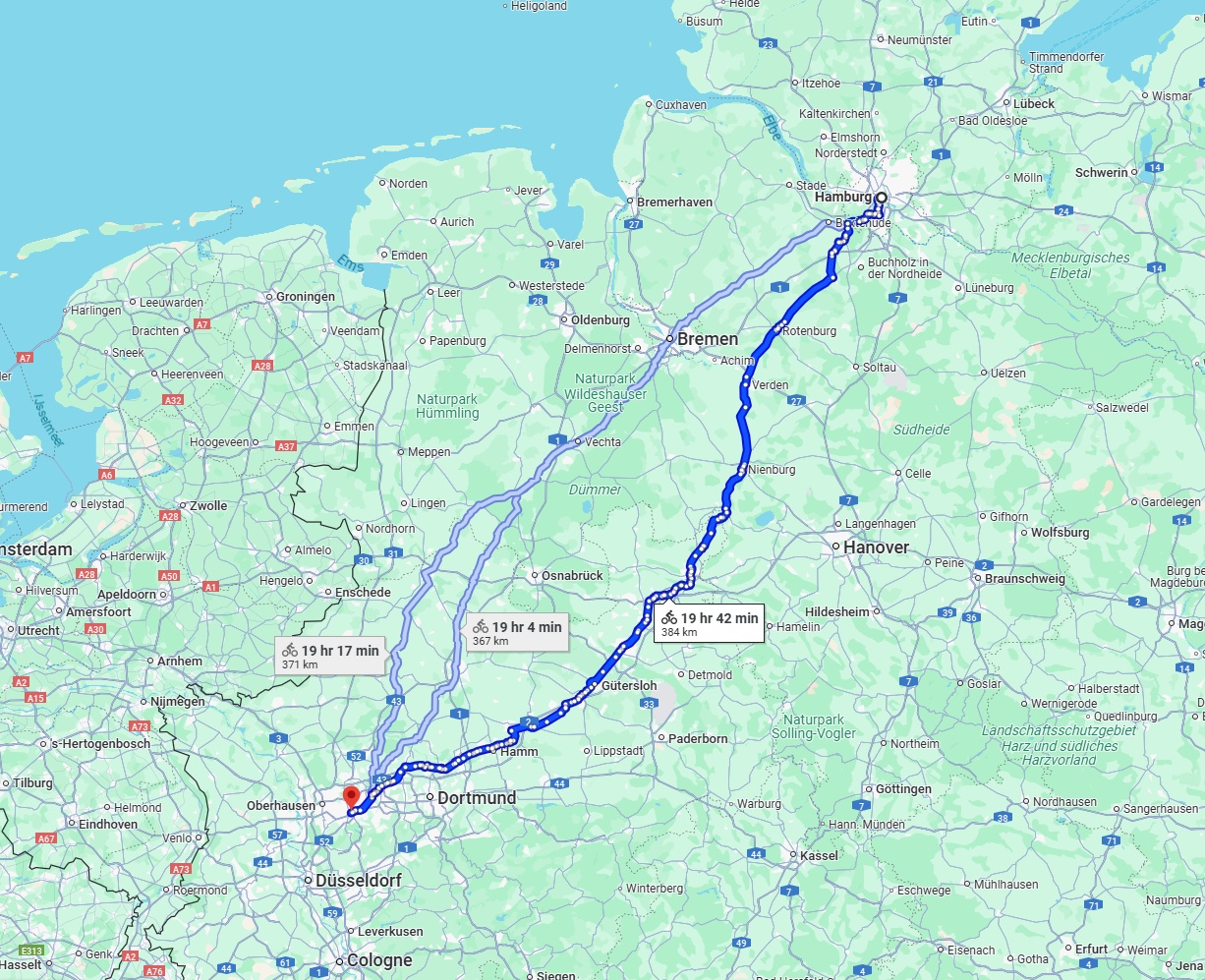 Anreise von Hamburg Zu Essen Über 