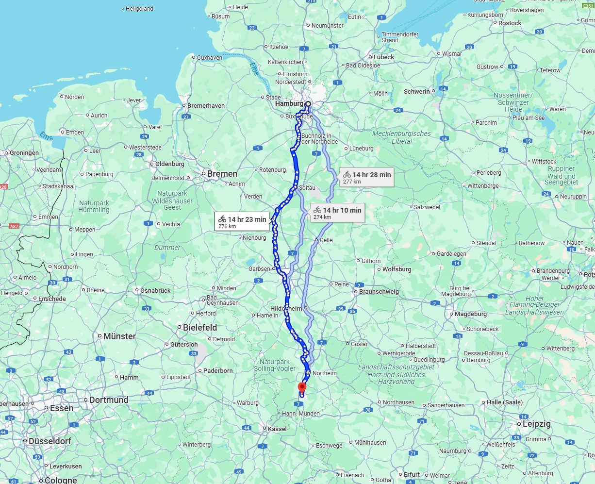Anreise von Hamburg Zu Göttingen Über 