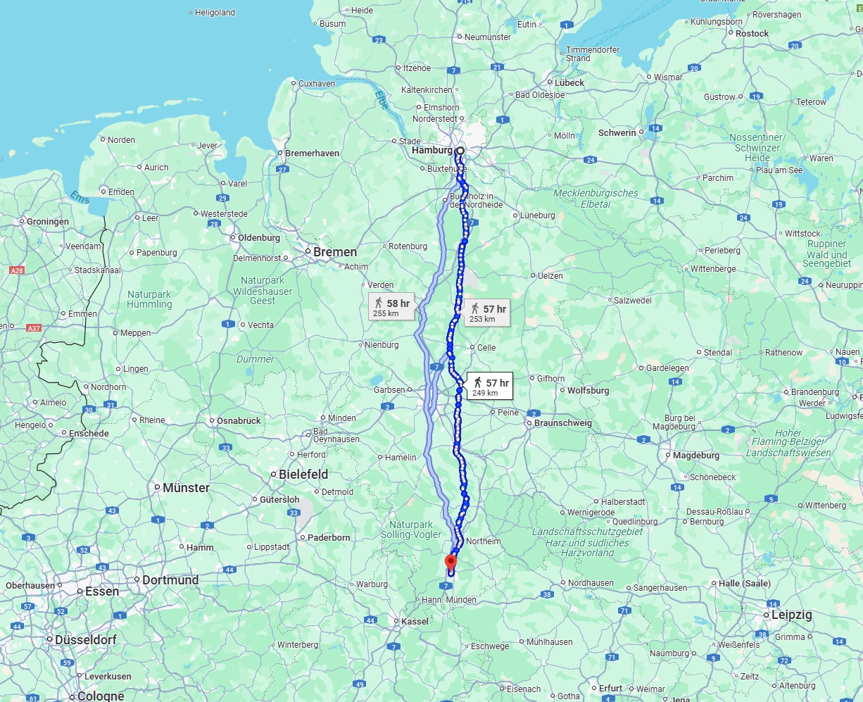 Anreise von Hamburg Zu Göttingen Über 
