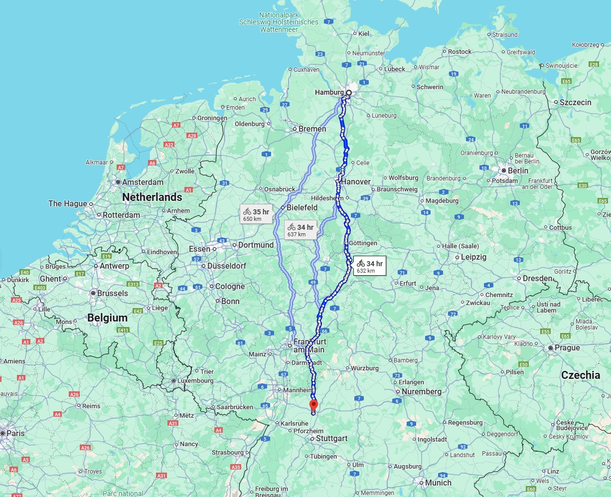 Anreise von Hamburg Zu Heilbronn Über 