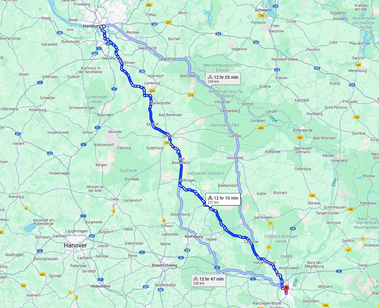 Anreise von Hamburg Zu Magdeburg Über 