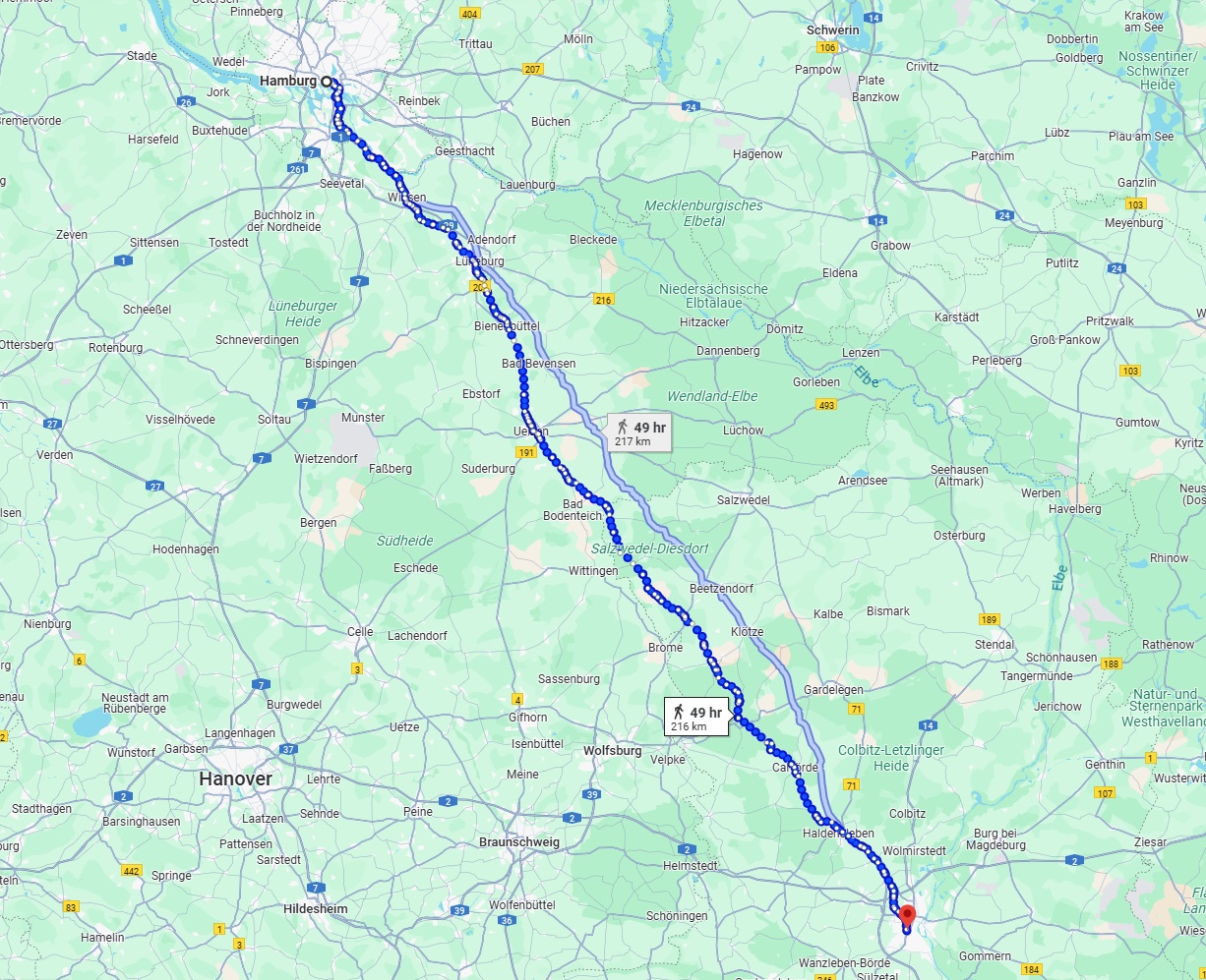 Anreise von Hamburg Zu Magdeburg Über 