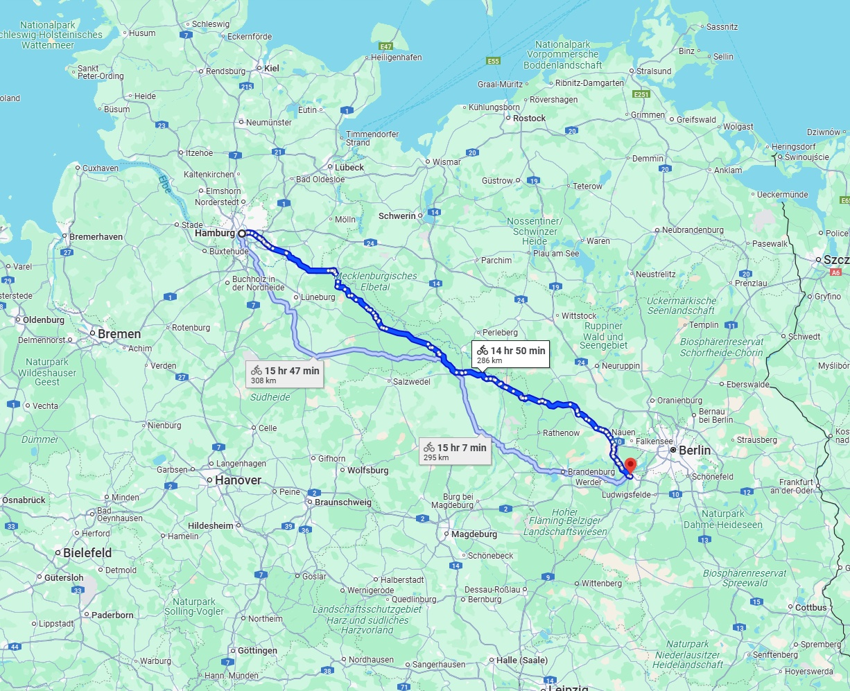 Anreise von Hamburg Zu Potsdam Über 