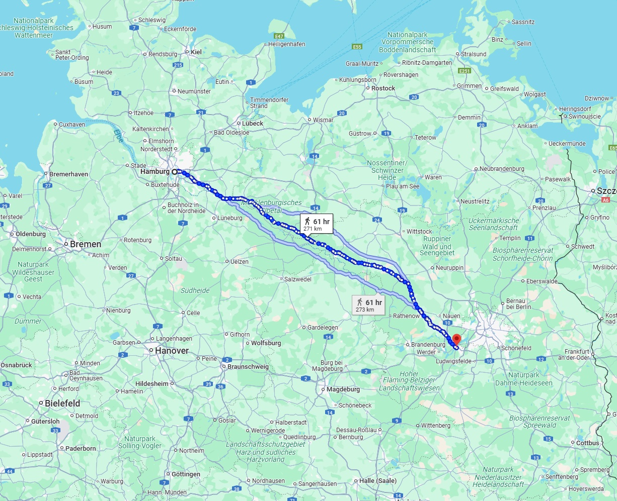 Anreise von Hamburg Zu Potsdam Über 