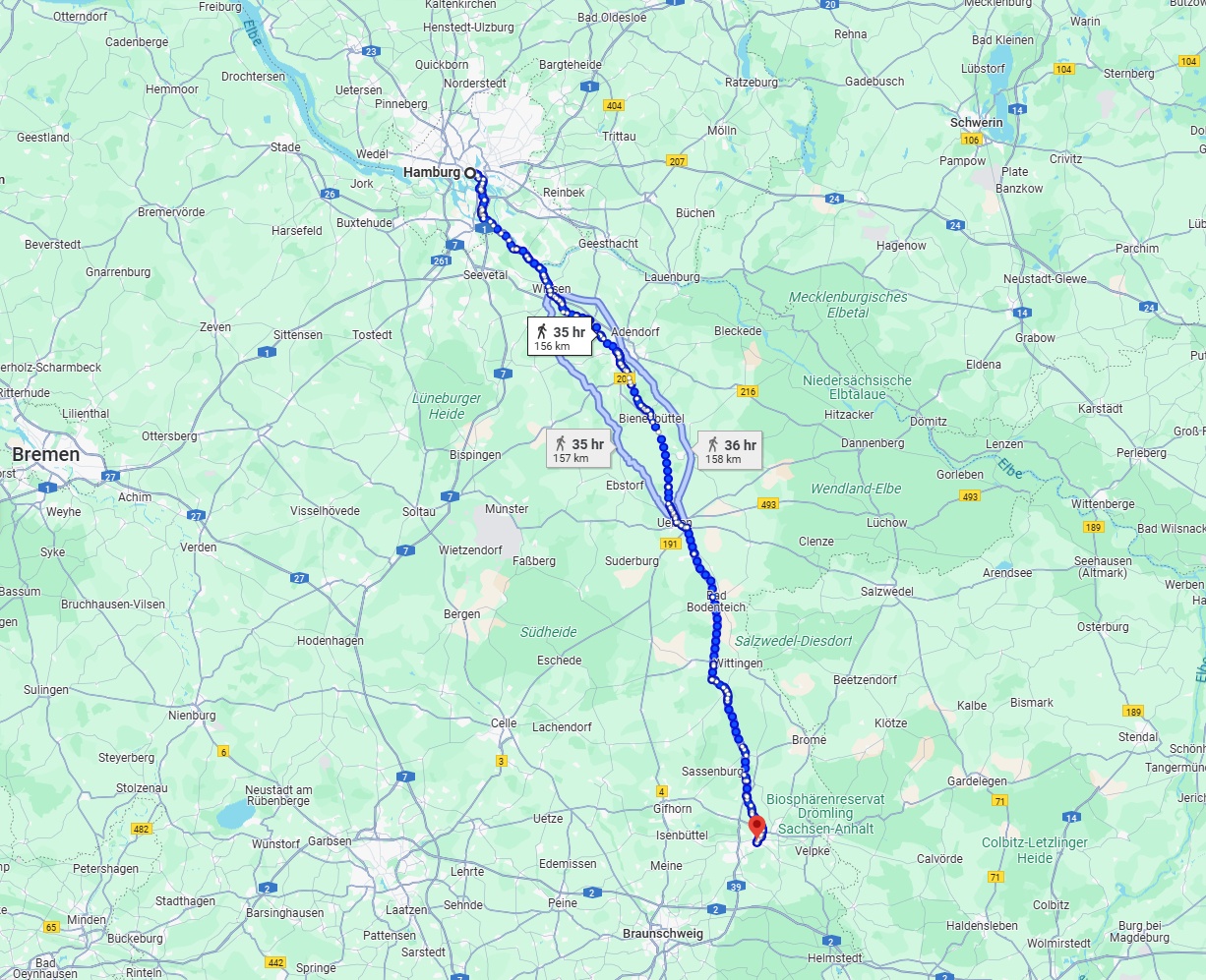 Anreise von Hamburg Zu Wolfsburg Über 