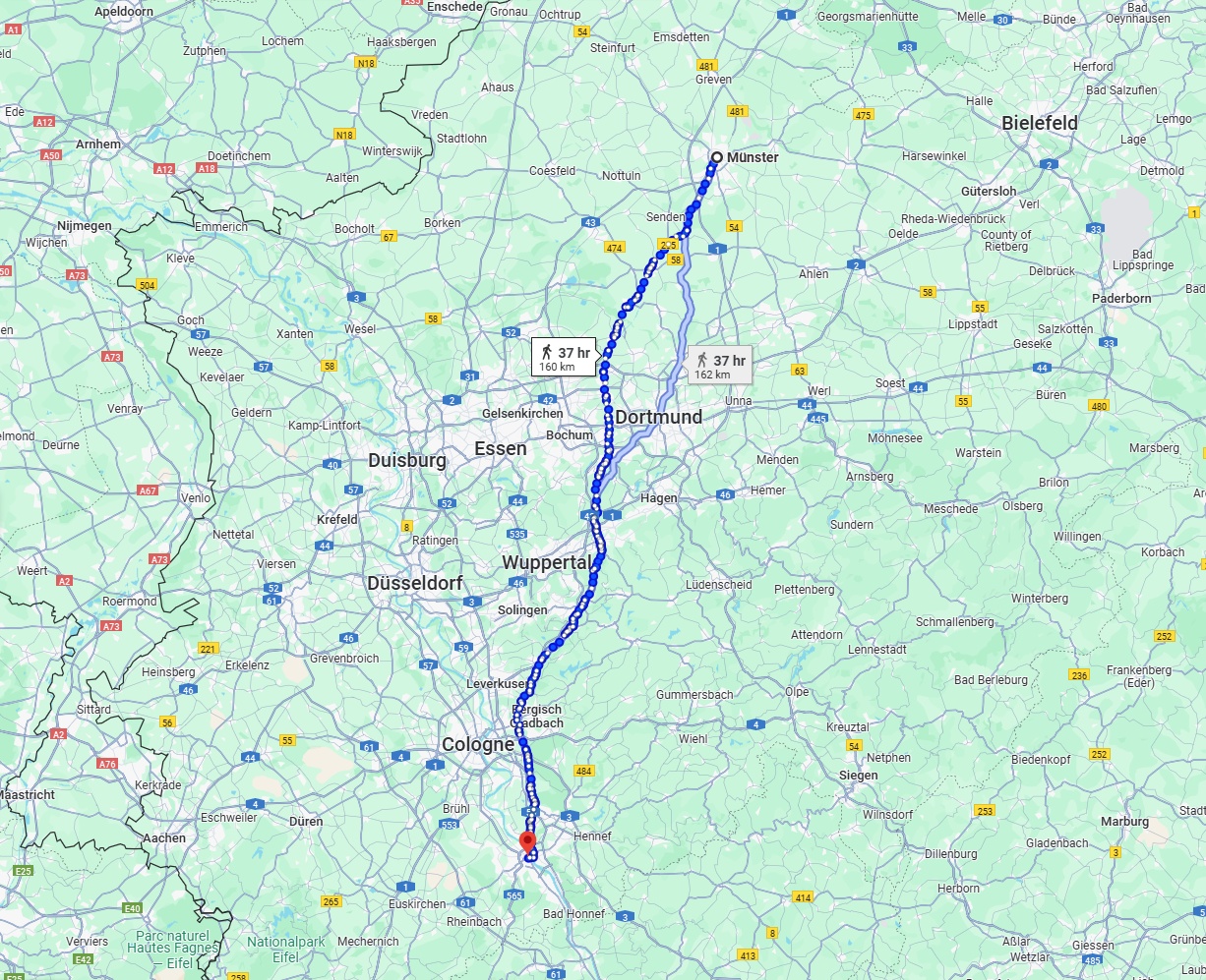 Anreise von Münster Zu Bonn Über 