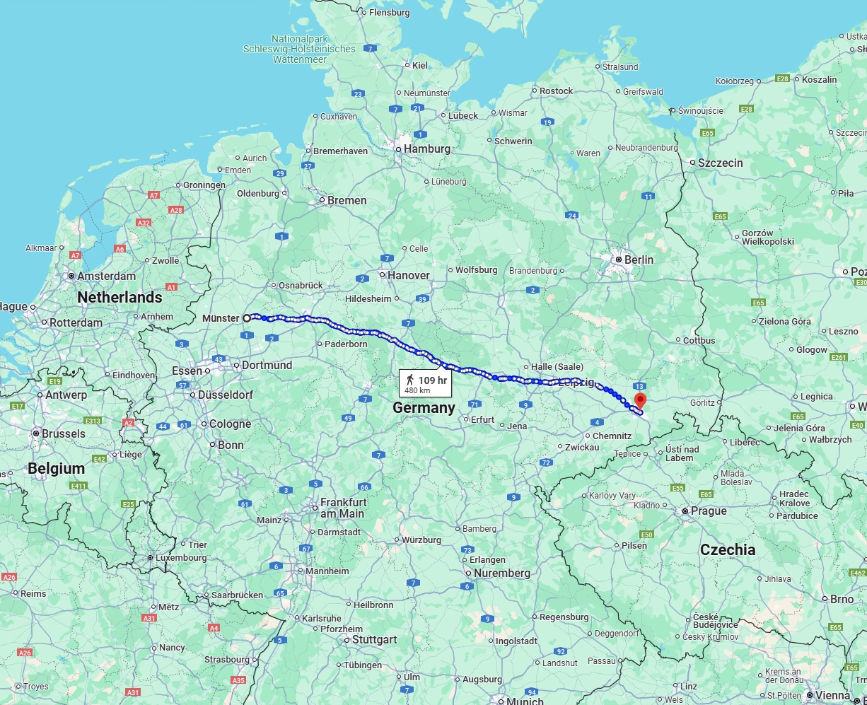 Anreise von Münster Zu Dresden Über 