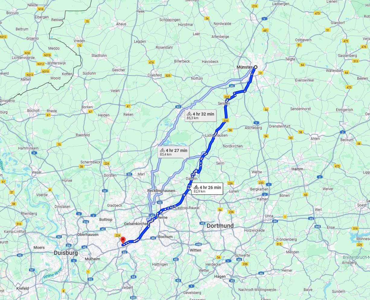 Anreise von Münster Zu Essen Über 