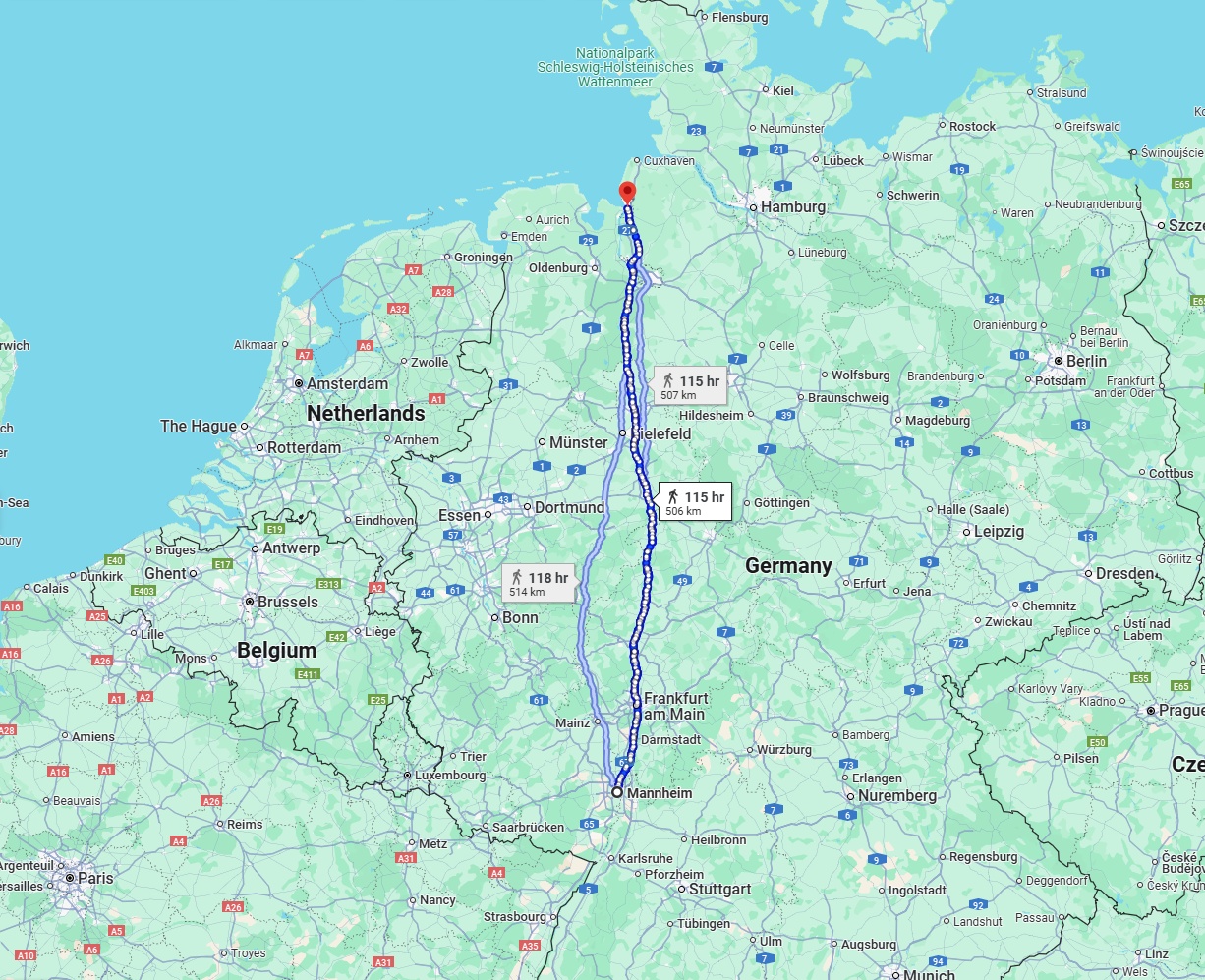 Anreise von Mannheim Zu Bremerhaven Über 