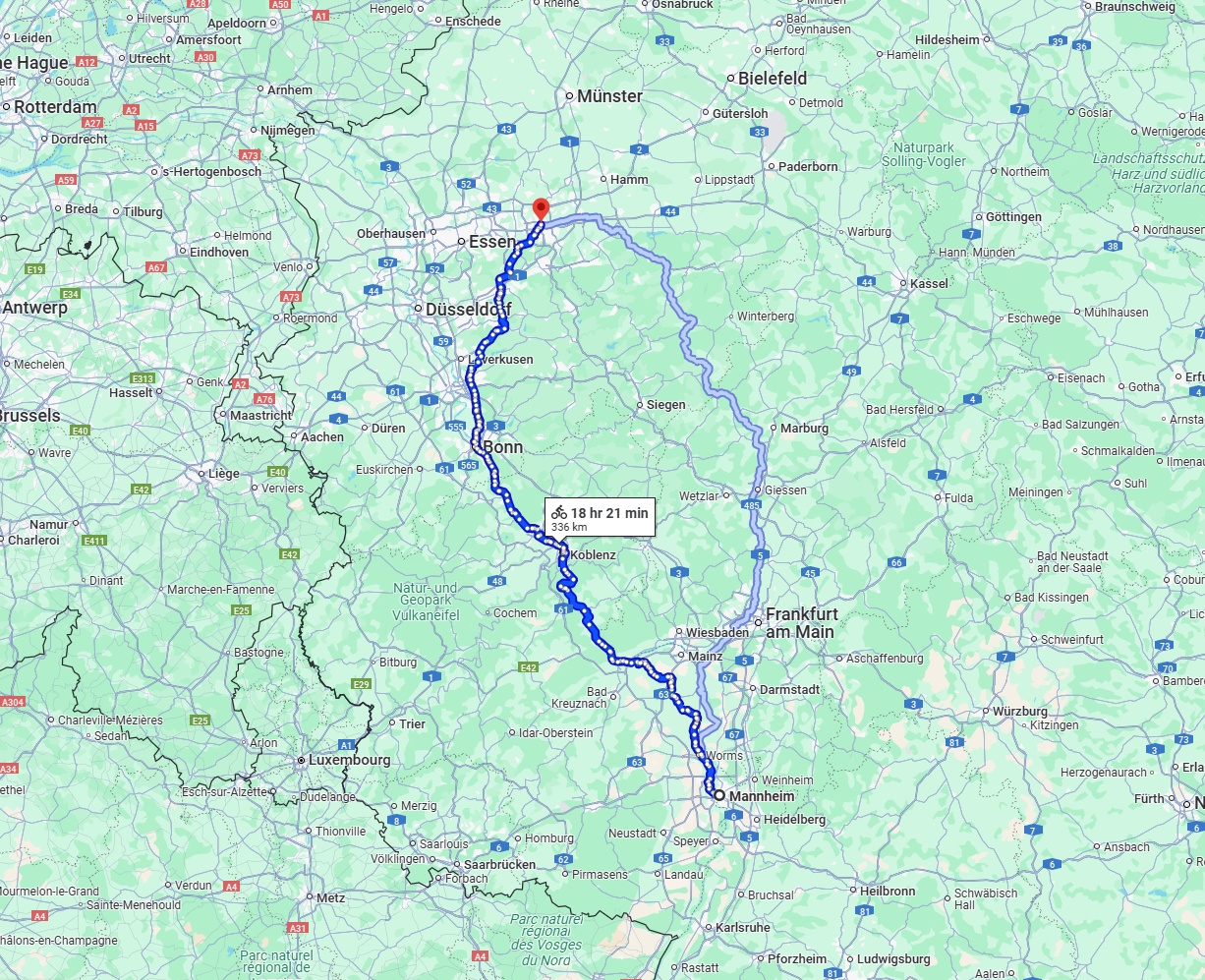 Anreise von Mannheim Zu Dortmund Über 