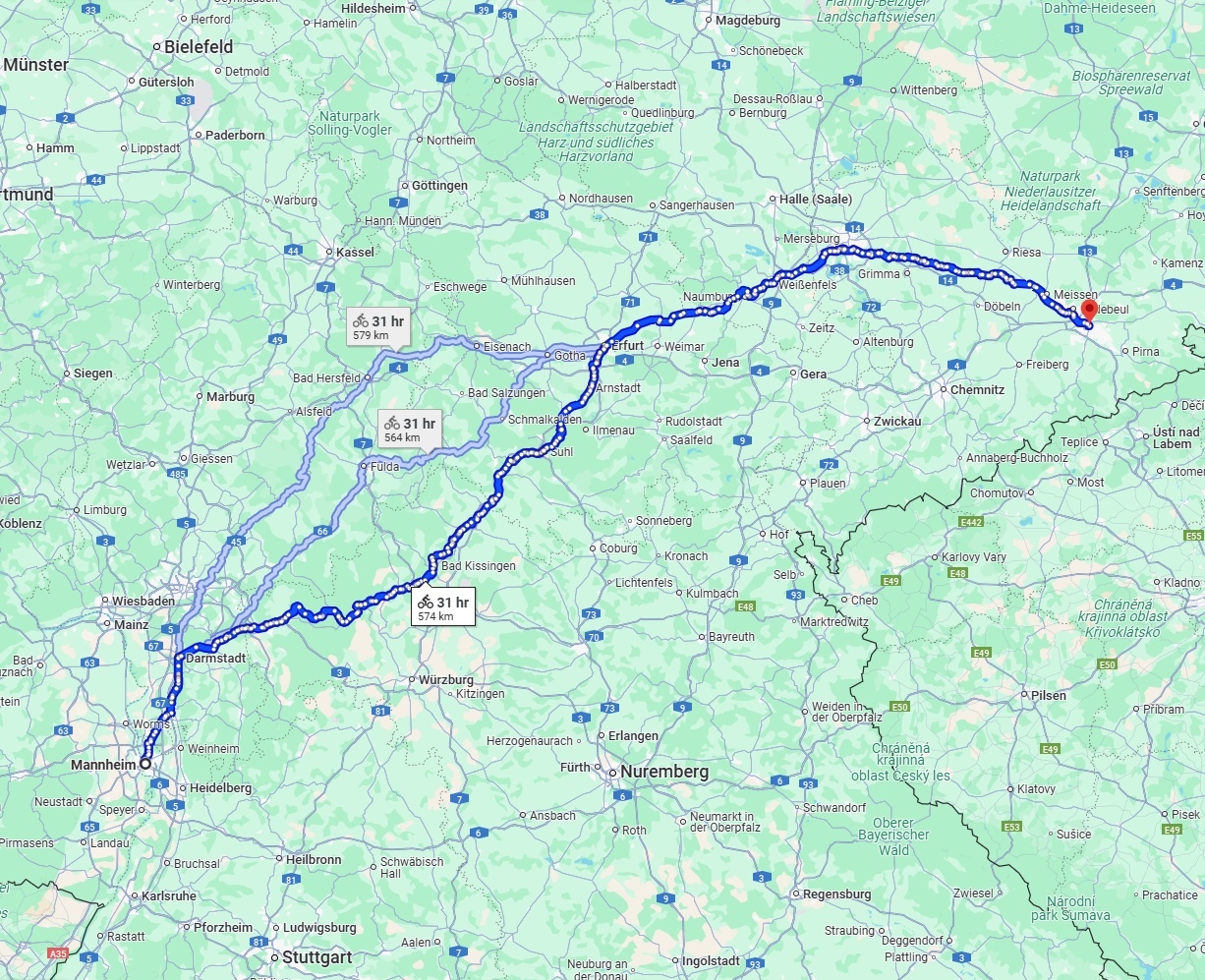 Anreise von Mannheim Zu Dresden Über 