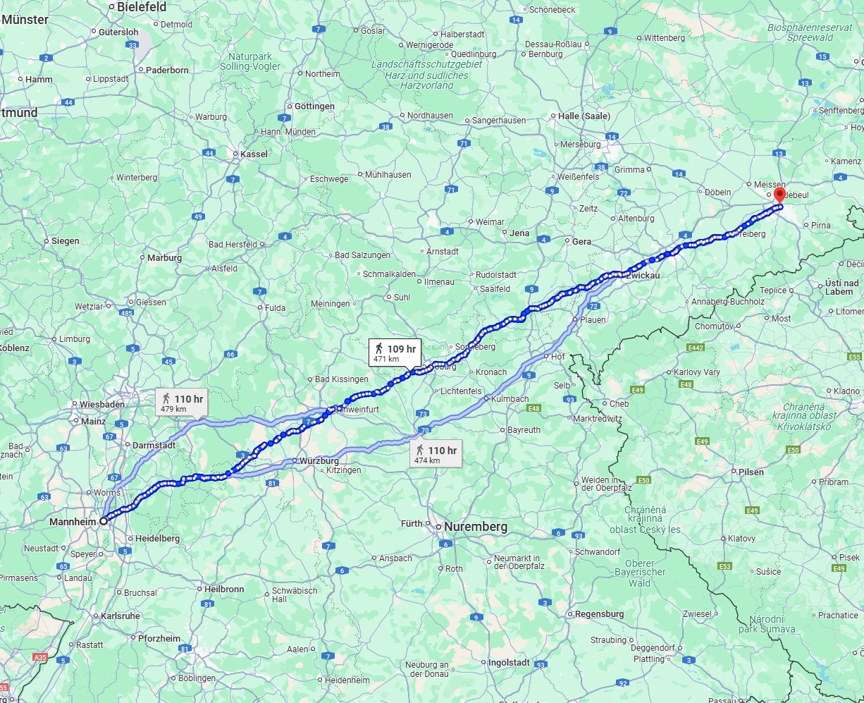 Anreise von Mannheim Zu Dresden Über 