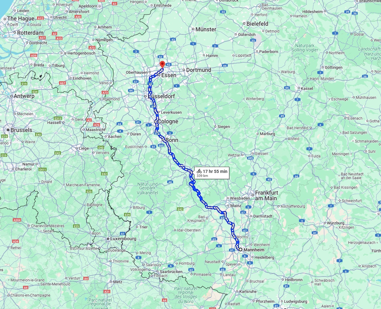Anreise von Mannheim Zu Gelsenkirchen Über 