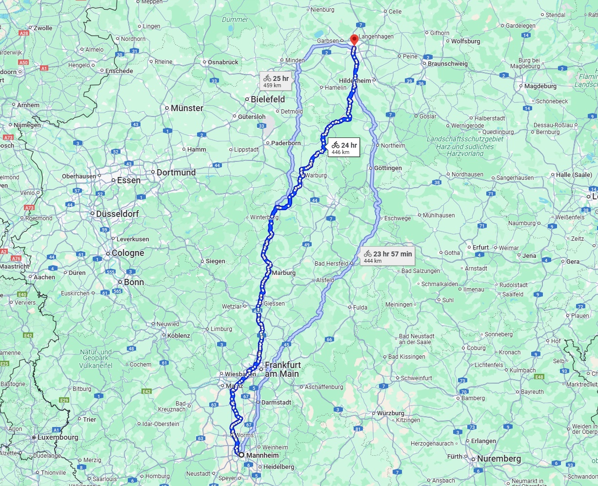 Anreise von Mannheim Zu Hannover Über 