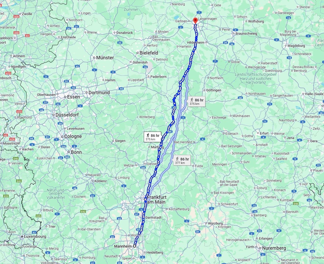 Anreise von Mannheim Zu Hannover Über 