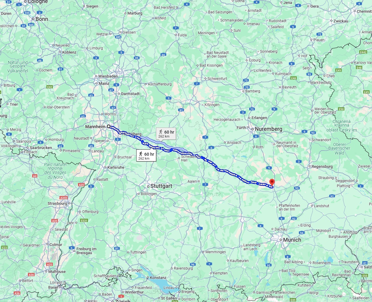 Anreise von Mannheim Zu Ingolstadt Über 