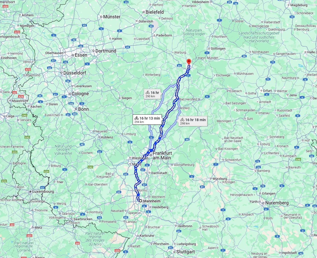 Anreise von Mannheim Zu Kassel Über 